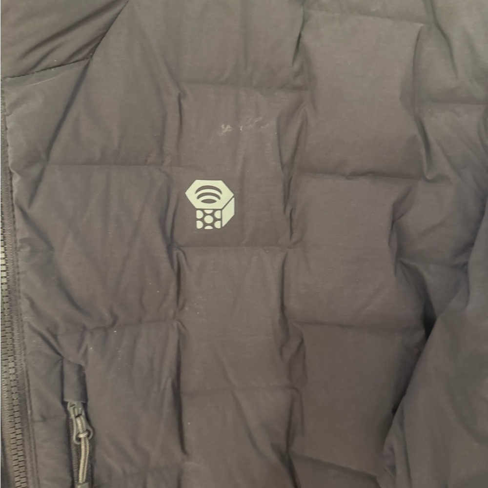 Mountain Hardwear Dark Gray Puffer Jacket - Picture 3 of 4